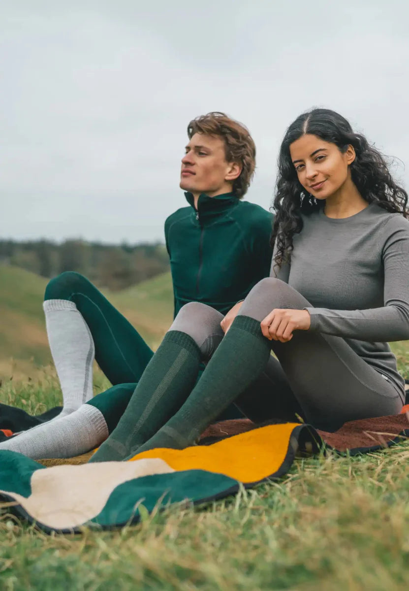 Humktnn | Knee-Length Merino Hiking Socks for Long-Distance Trails