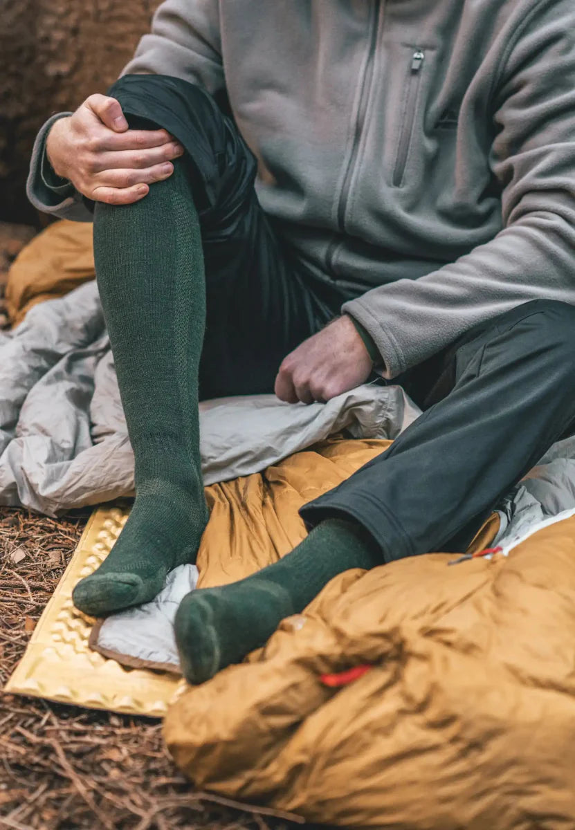 Humktnn | Knee-Length Merino Hiking Socks for Long-Distance Trails