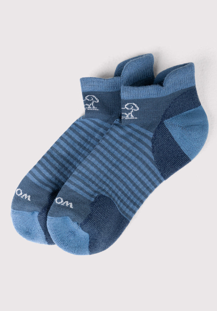 Humktnn | Women’s Lightweight Merino Wool No Show Socks with Breathable Support