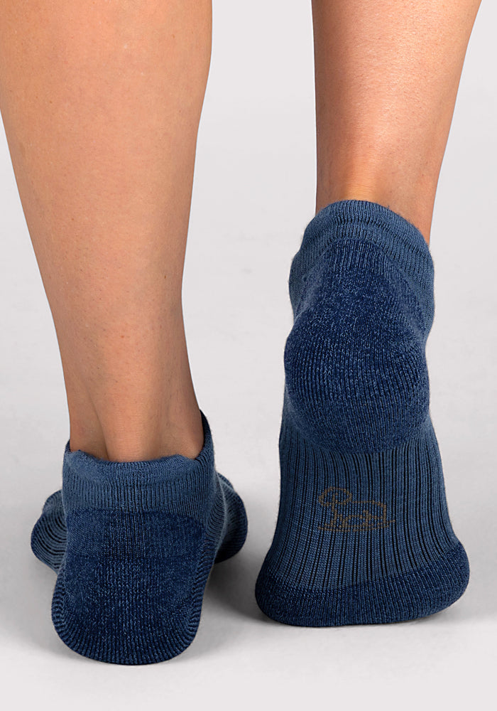 Humktnn | Women’s Merino Wool No Show Socks with Cushioned Ankle Support