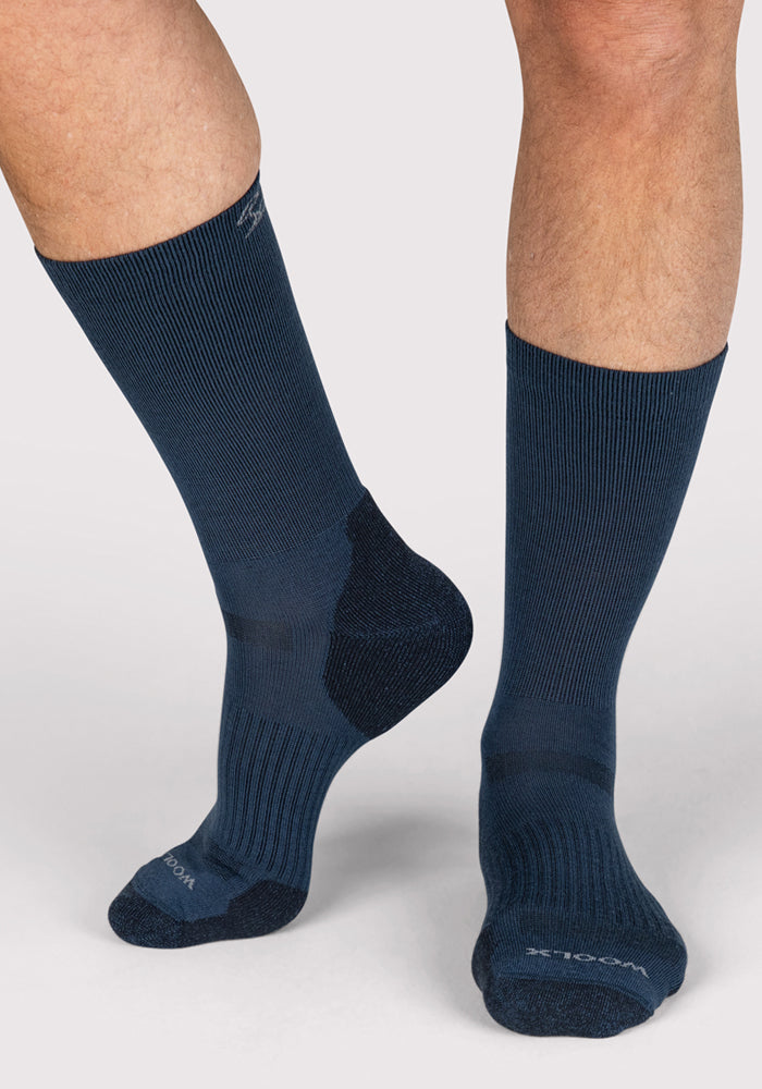 Humktnn | Men’s Lightweight Merino Wool Crew Socks for Everyday Wear