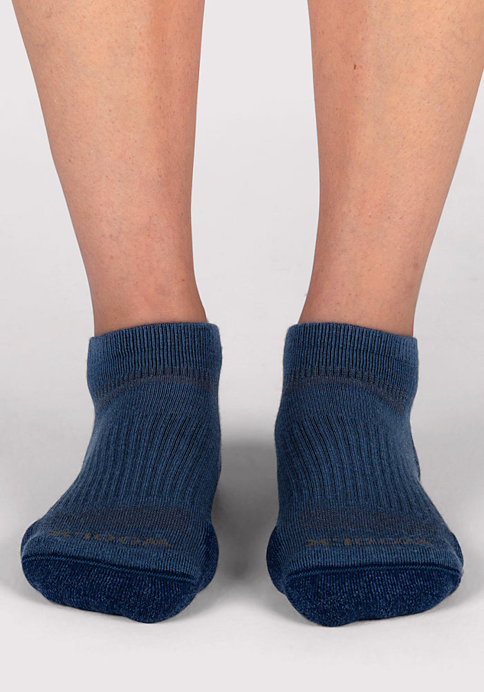 Humktnn | Women’s Merino Wool No Show Socks with Cushioned Ankle Support