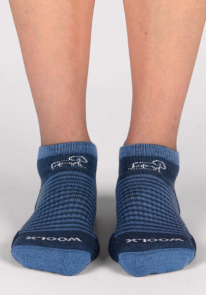 Humktnn | Women’s Lightweight Merino Wool No Show Socks with Breathable Support