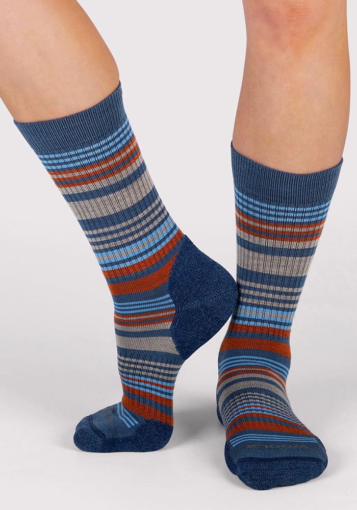 Humktnn | Women’s Cushioned Merino Wool Crew Socks for Everyday Comfort