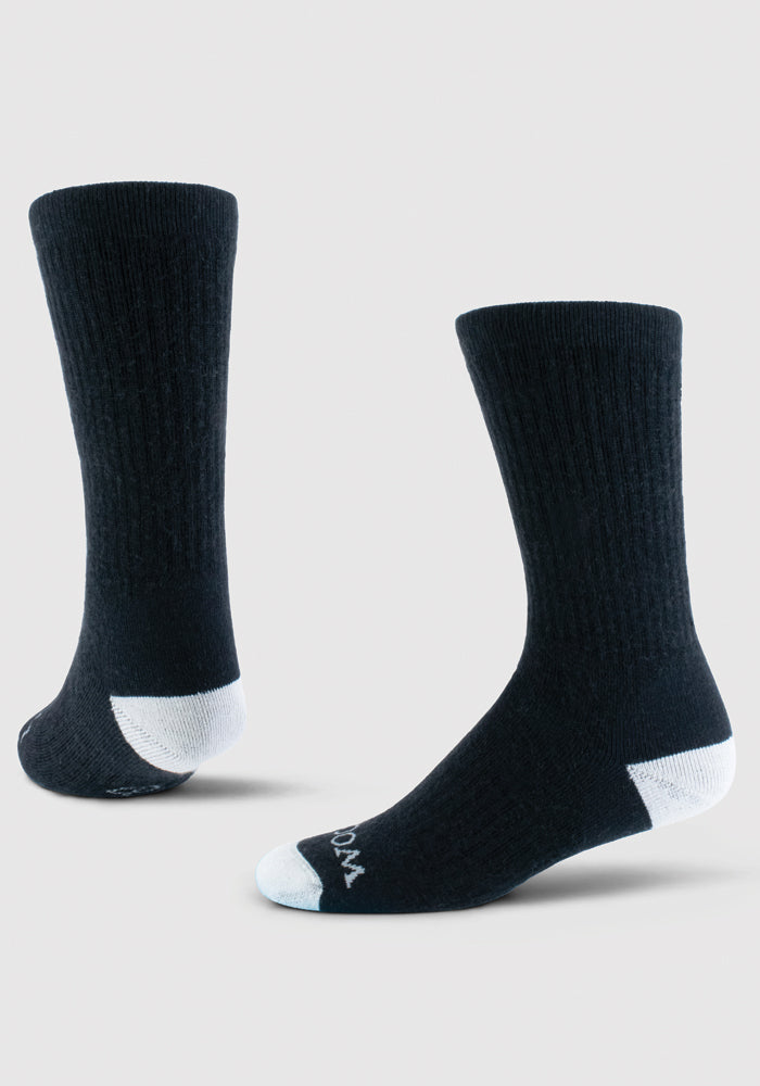 Humktnn | Women’s Full Cushion Merino Wool Crew Socks for Hiking & All-Day Wear