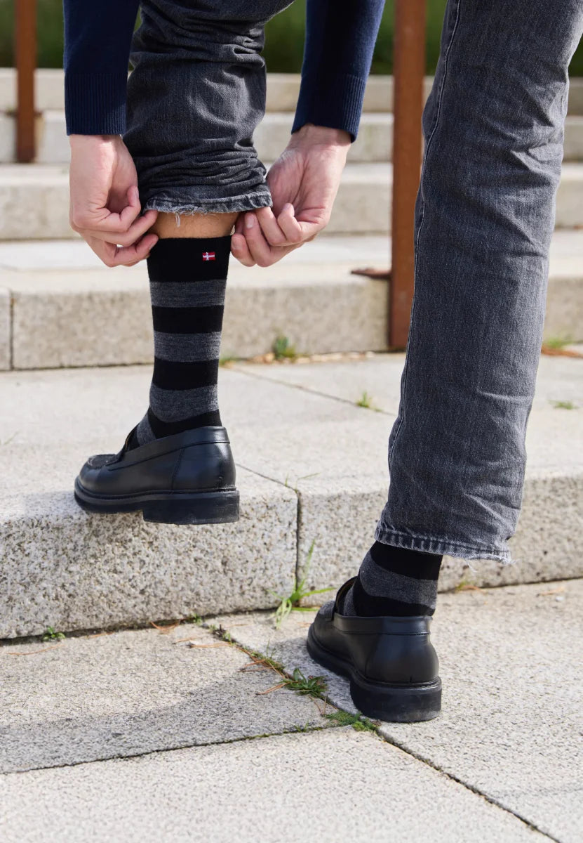 Humktnn | Merino Wool Dress Socks with Pairing Clip Design