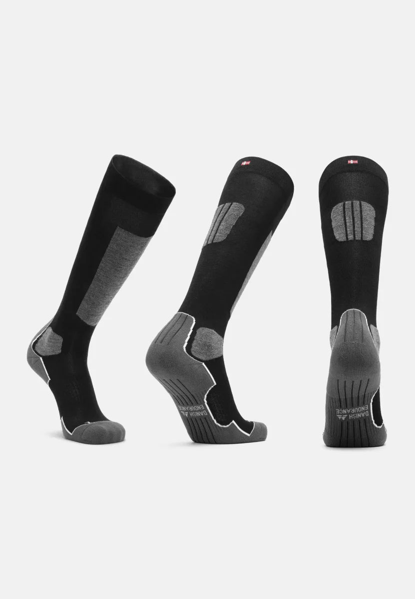 Humktnn| Lightweight Merino Ski Socks for Precision Fit and Control