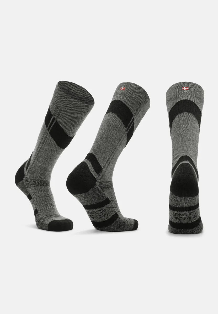 Humktnn| Merino Compression Socks for Cold-Weather Skiing & Recovery
