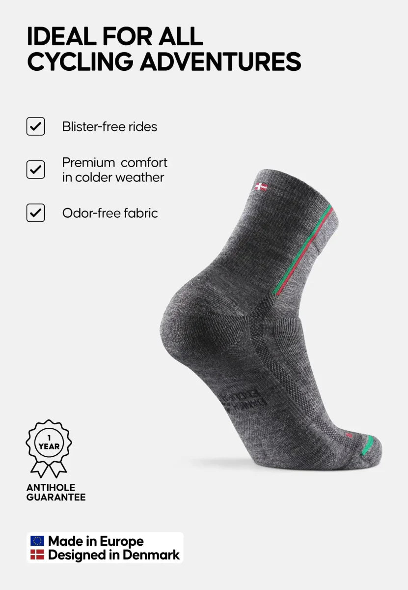 Humktnn | Merino Cycling Socks for Cold Weather Riding