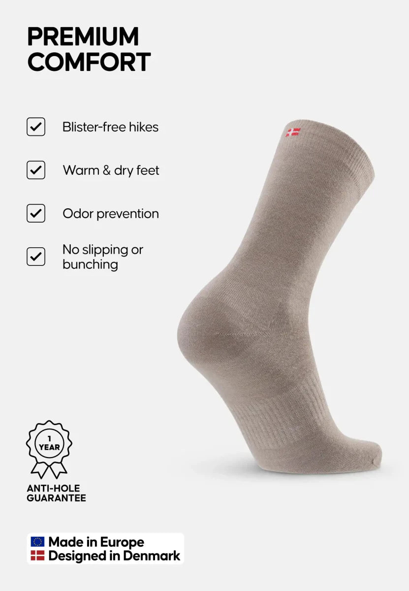 Humktnn | Lightweight Merino Liner Socks for Hiking Layering