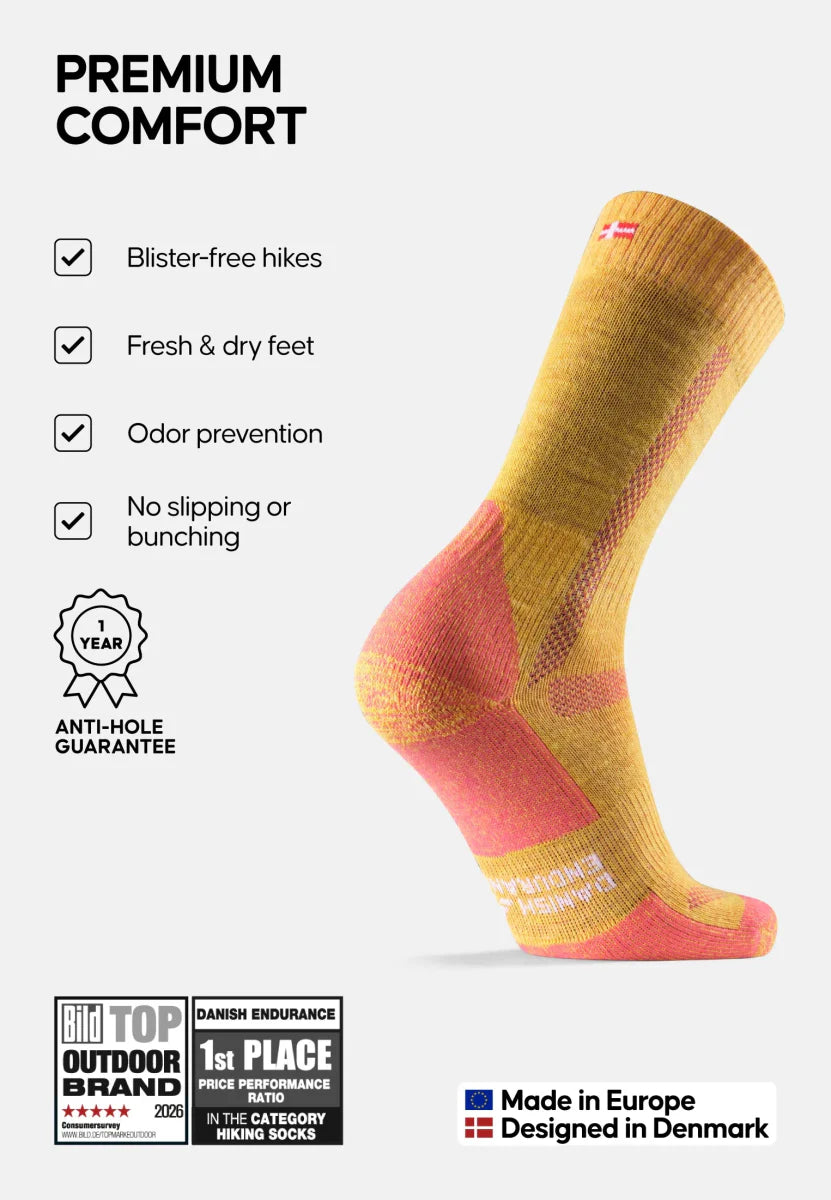 Humktnn | Merino Wool Hiking Socks – Moisture Control and Trail Comfort