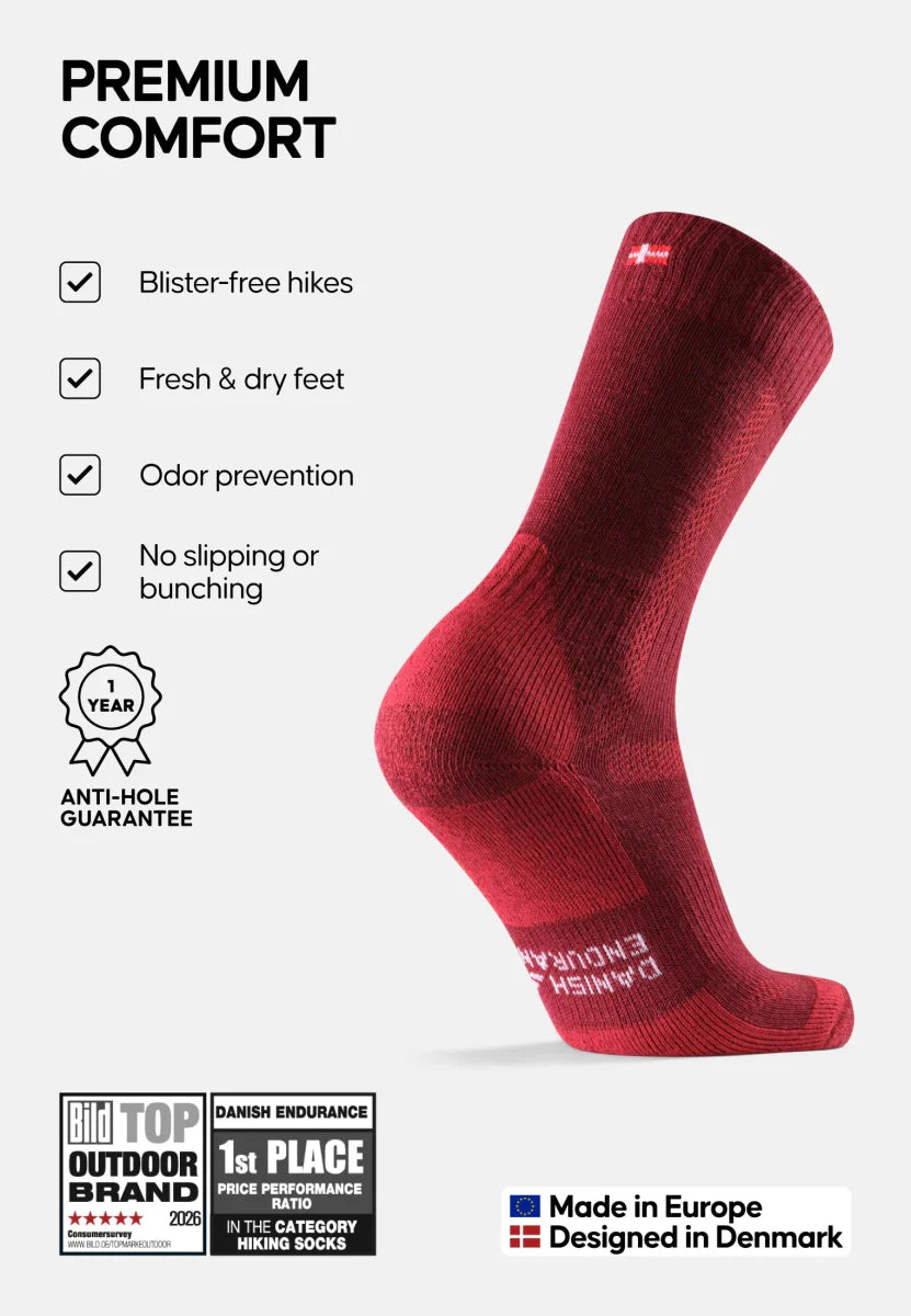 Humktnn | Merino Wool Hiking Socks – Moisture Control and Trail Comfort