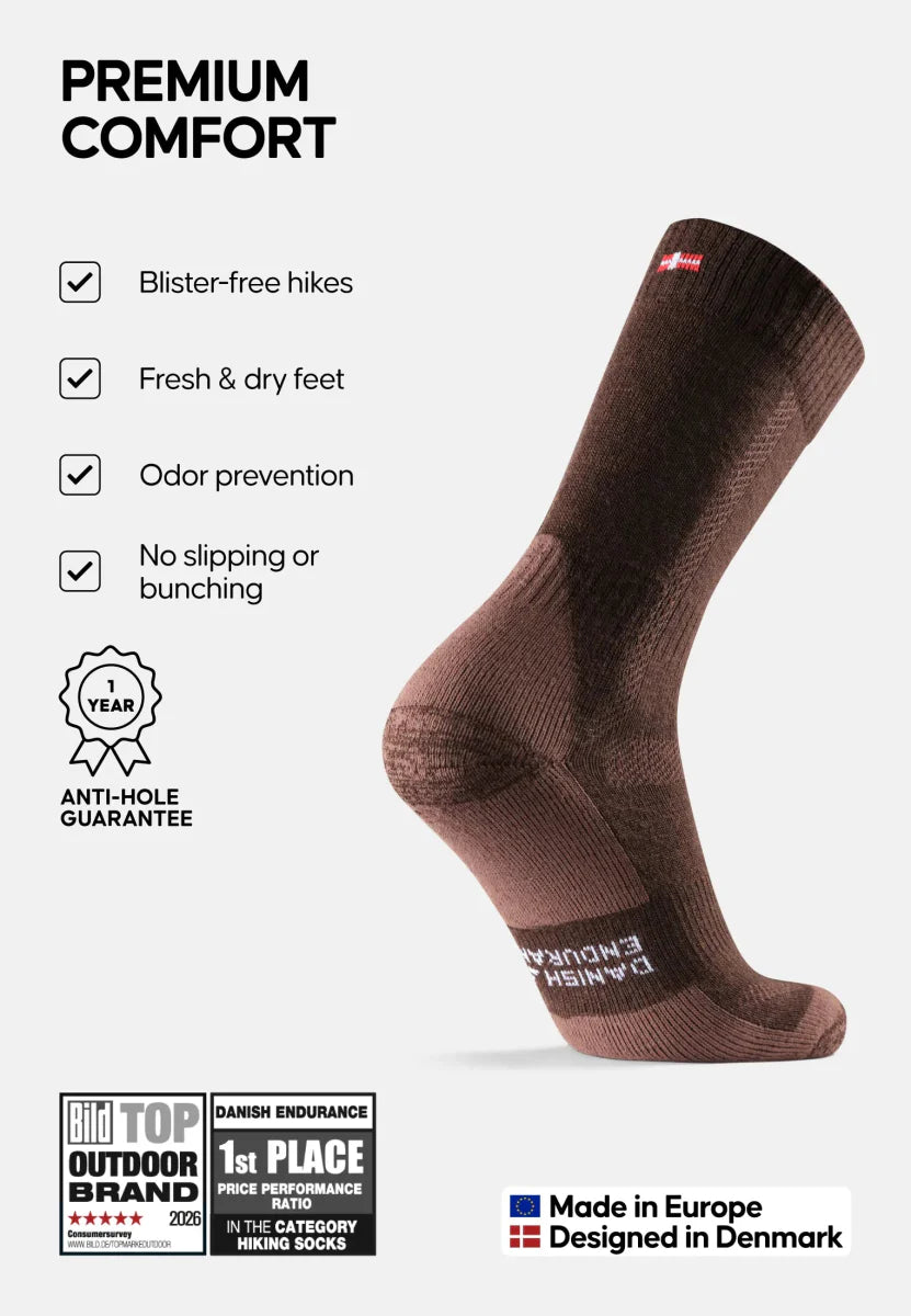 Humktnn | Merino Wool Hiking Socks – Moisture Control and Trail Comfort