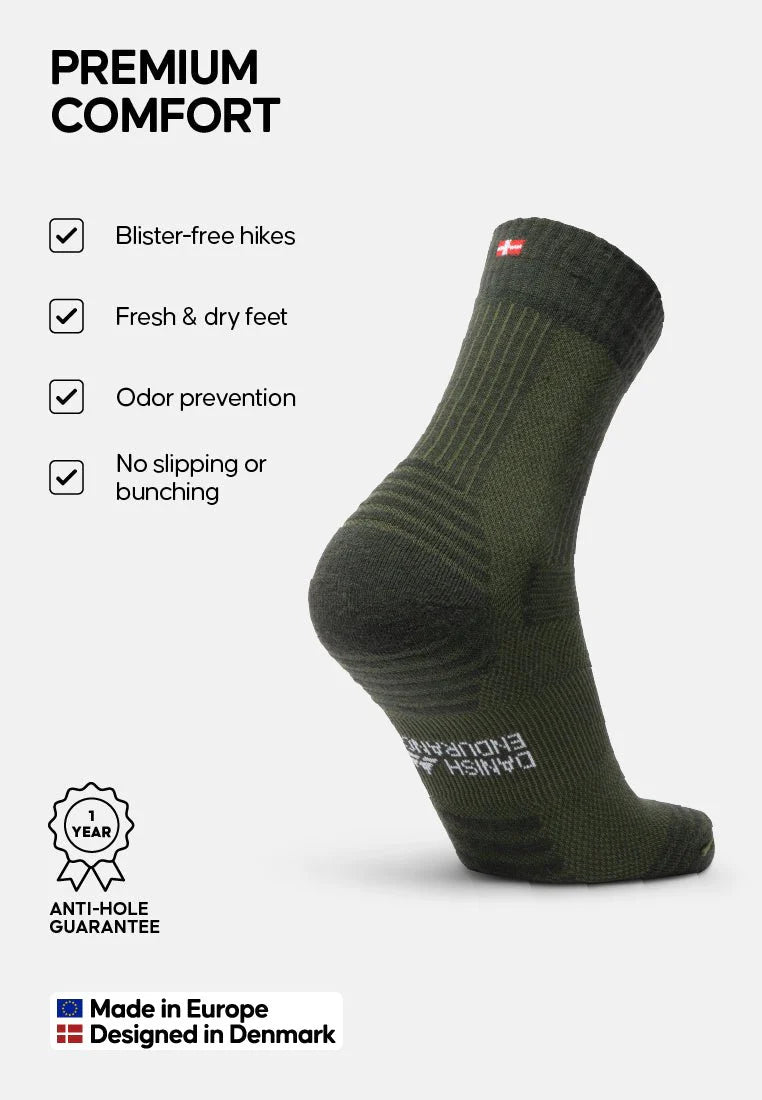 Humktnn | Lightweight Merino Wool Hiking Socks – Breathable Trail Comfort