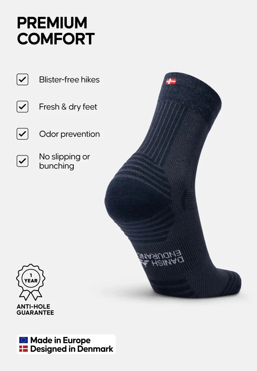Humktnn | Lightweight Merino Wool Hiking Socks – Breathable Trail Comfort