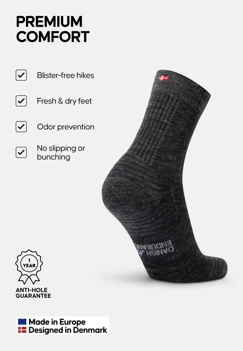 Humktnn | Lightweight Merino Wool Hiking Socks – Breathable Trail Comfort