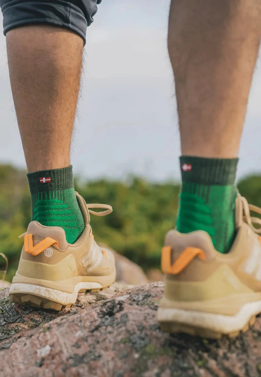 Humktnn | Low-Cut Merino Wool Hiking Socks for Mild Weather Adventures