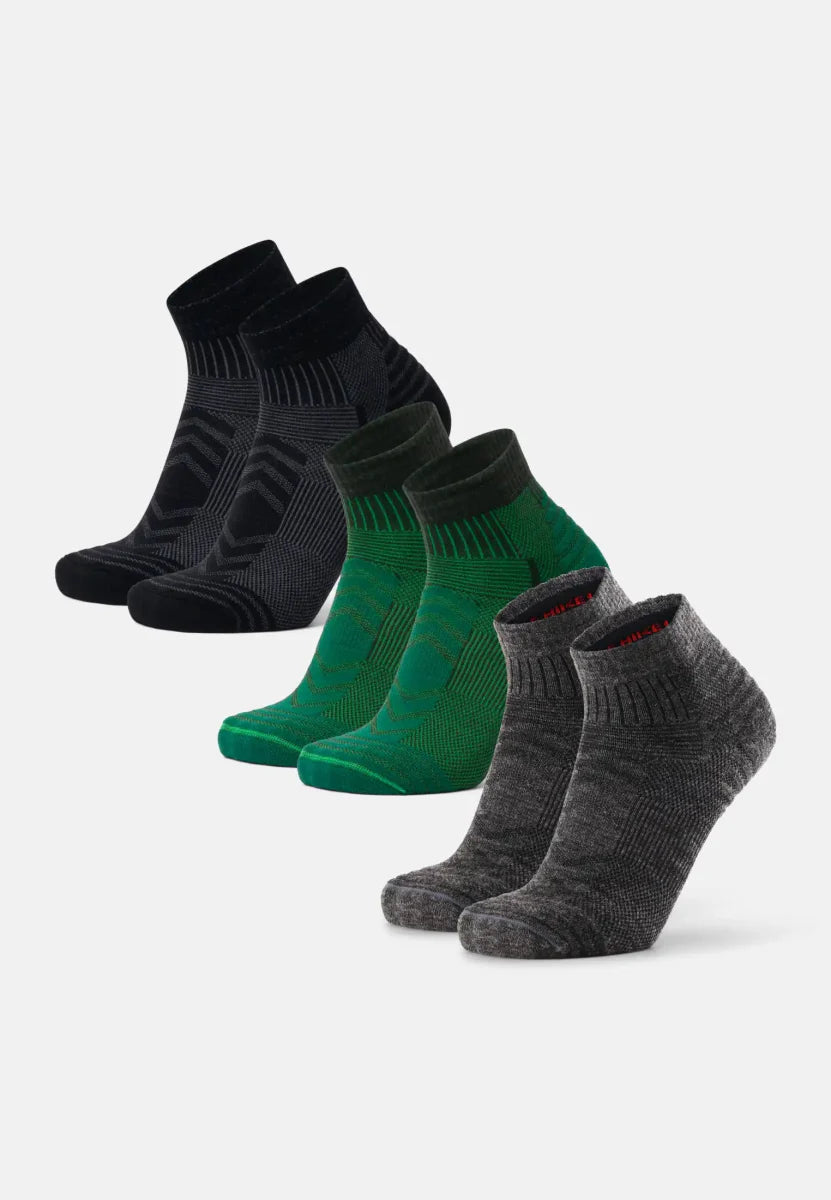 Humktnn | Low-Cut Merino Wool Hiking Socks for Mild Weather Adventures