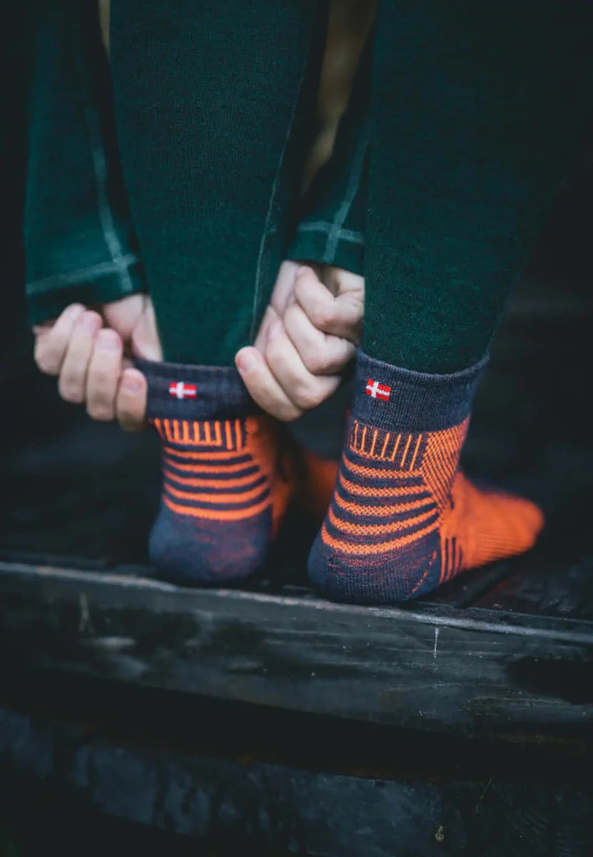 Humktnn | Low-Cut Merino Wool Hiking Socks for Mild Weather Adventures