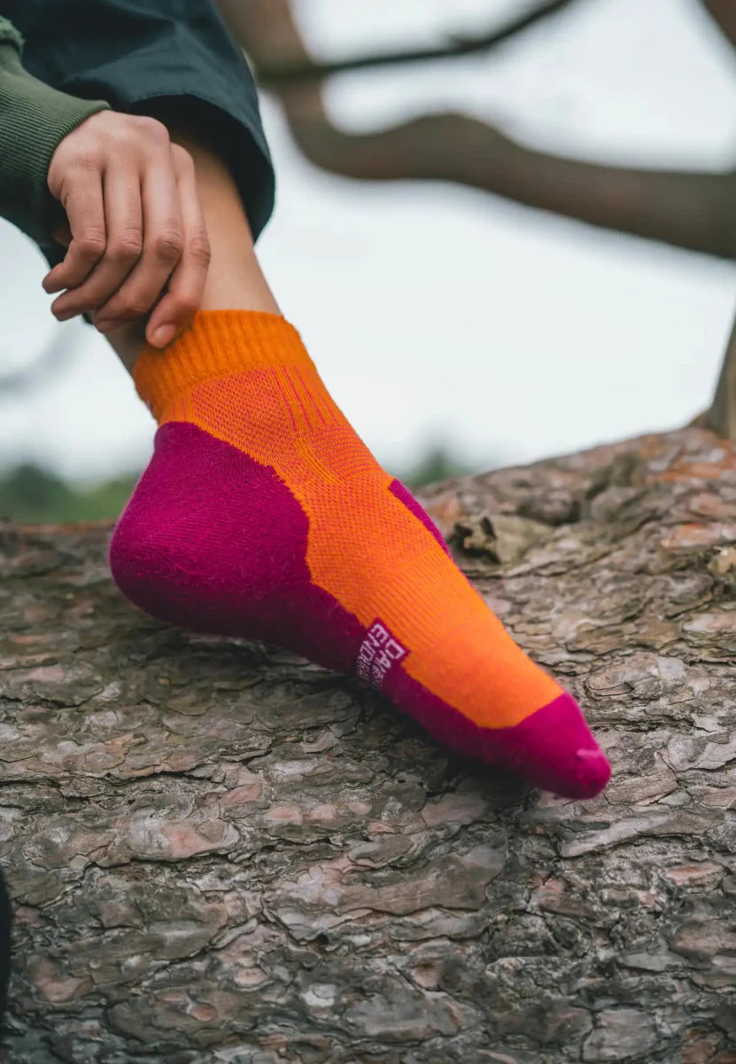 Humktnn | Low-Cut Merino Wool Hiking Socks for Mild Weather Adventures