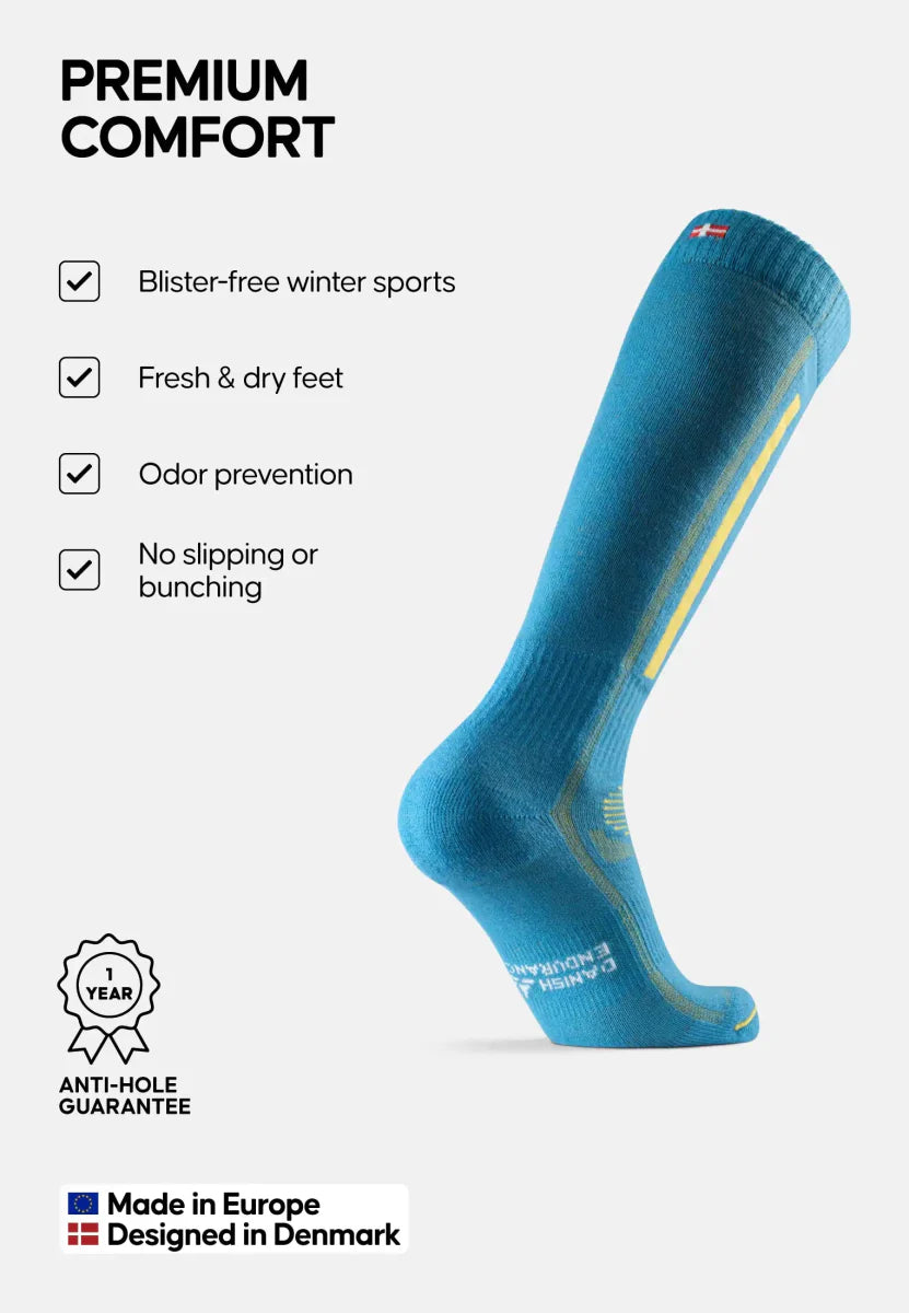Humktnn | Merino Wool Ski Socks – Warmth and Support for Snow Sports