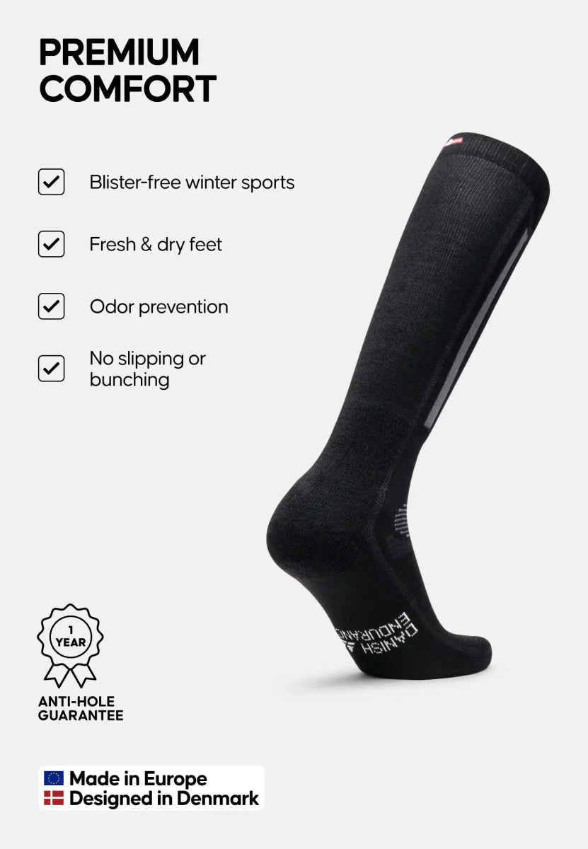 Humktnn | Merino Wool Ski Socks – Warmth and Support for Snow Sports