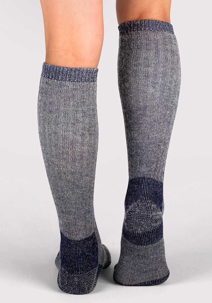 Humktnn| Women’s Heavyweight Over-The-Calf Merino Wool Socks for Extreme Cold