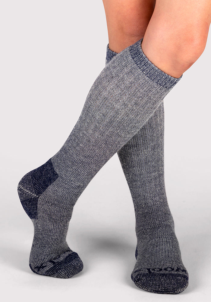 Humktnn| Women’s Heavyweight Over-The-Calf Merino Wool Socks for Extreme Cold