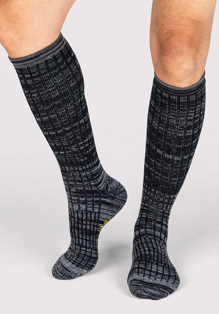 Humktnn| Men’s Mid Calf Merino Wool Hiking Socks with Full Cushion