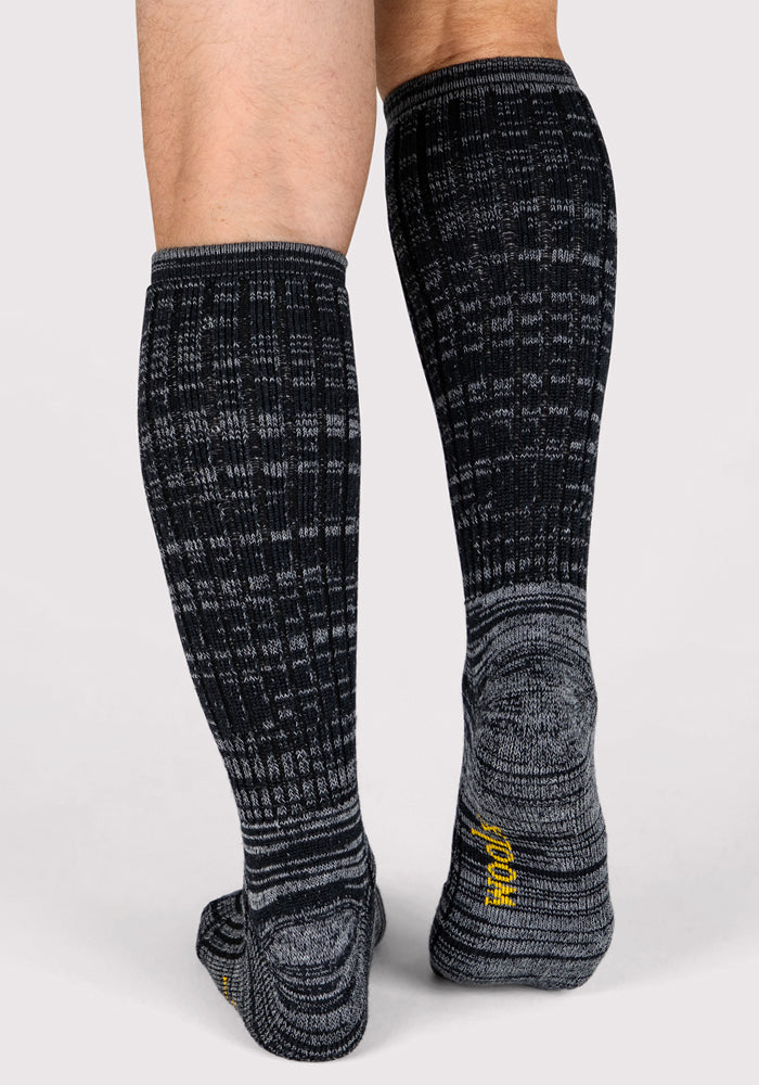 Humktnn| Men’s Mid Calf Merino Wool Hiking Socks with Full Cushion