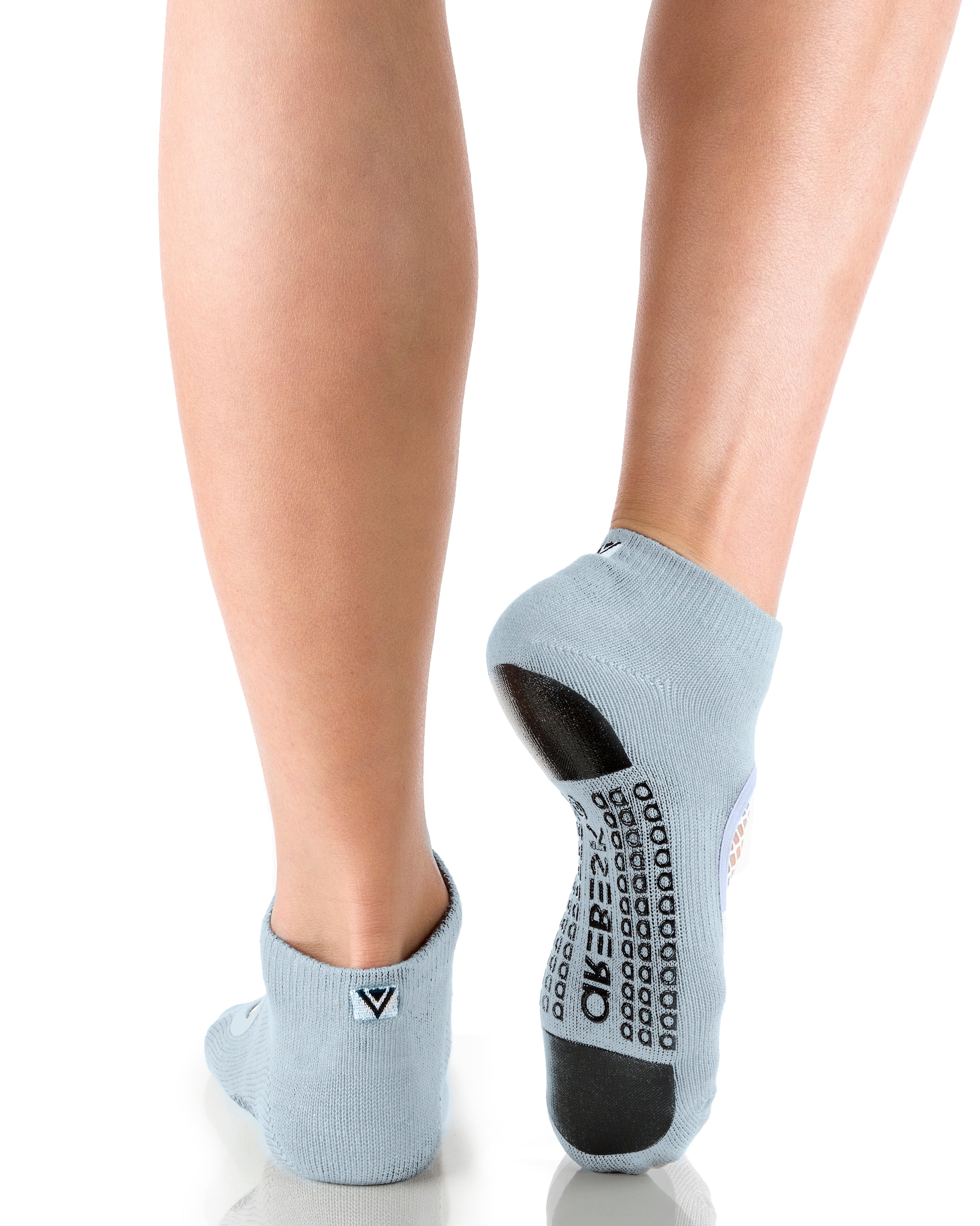 Humktnn | Closed Toe Fishnet Grip Socks for Pilates & Studio Training