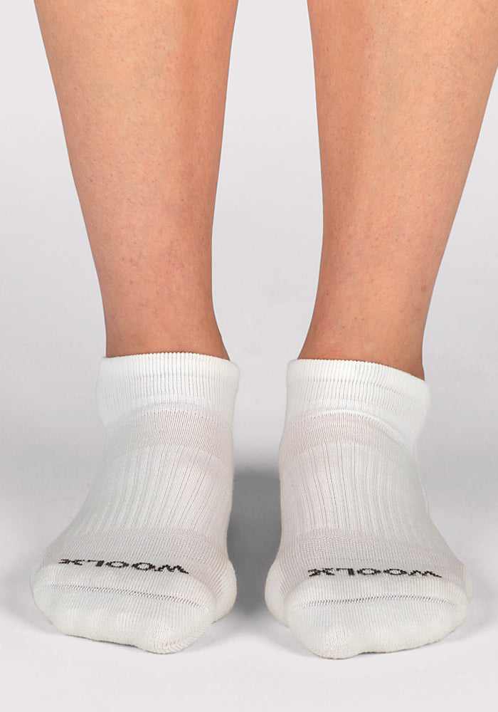 Humktnn | Women’s Cushioned No Show Merino Wool Socks for Comfort & Breathability