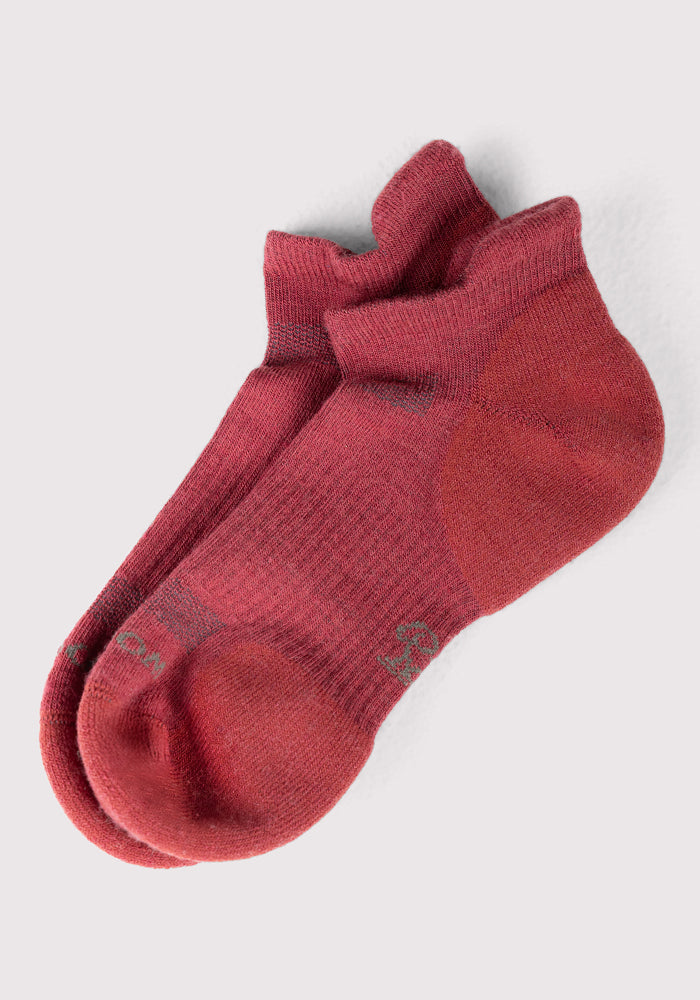 Humktnn | Women’s Merino Wool No Show Socks with Cushioning and Stay-Put Fit