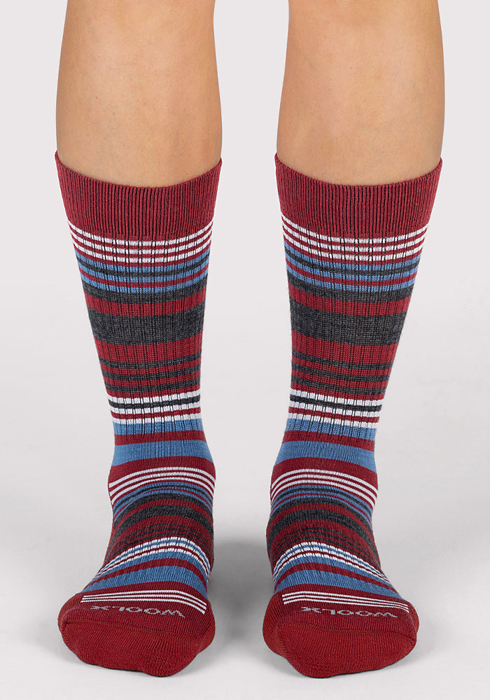 Humktnn | Women’s Merino Wool Everyday Crew Socks for Comfort & Freshness