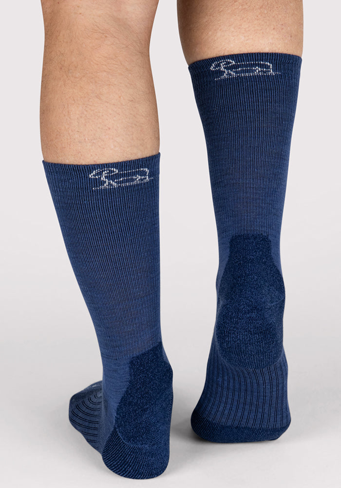 Humktnn | Men’s Lightweight Merino Wool Crew Socks for Everyday Comfort