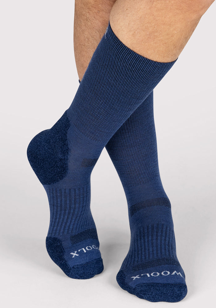 Humktnn | Men’s Lightweight Merino Wool Crew Socks for Everyday Comfort