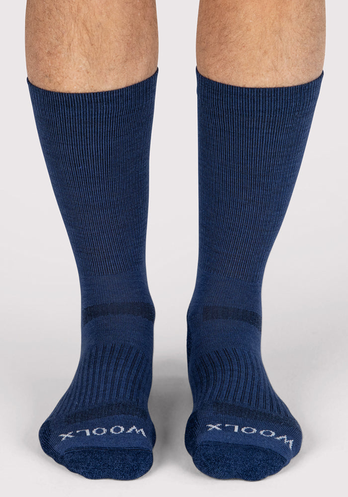 Humktnn | Men’s Lightweight Merino Wool Crew Socks for Everyday Comfort