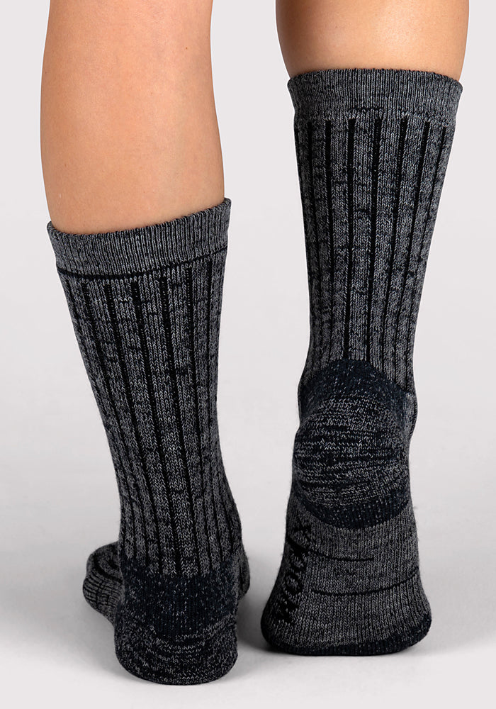 Humktnn | Women’s Merino Wool Silk Blend Crew Socks for Cozy Comfort