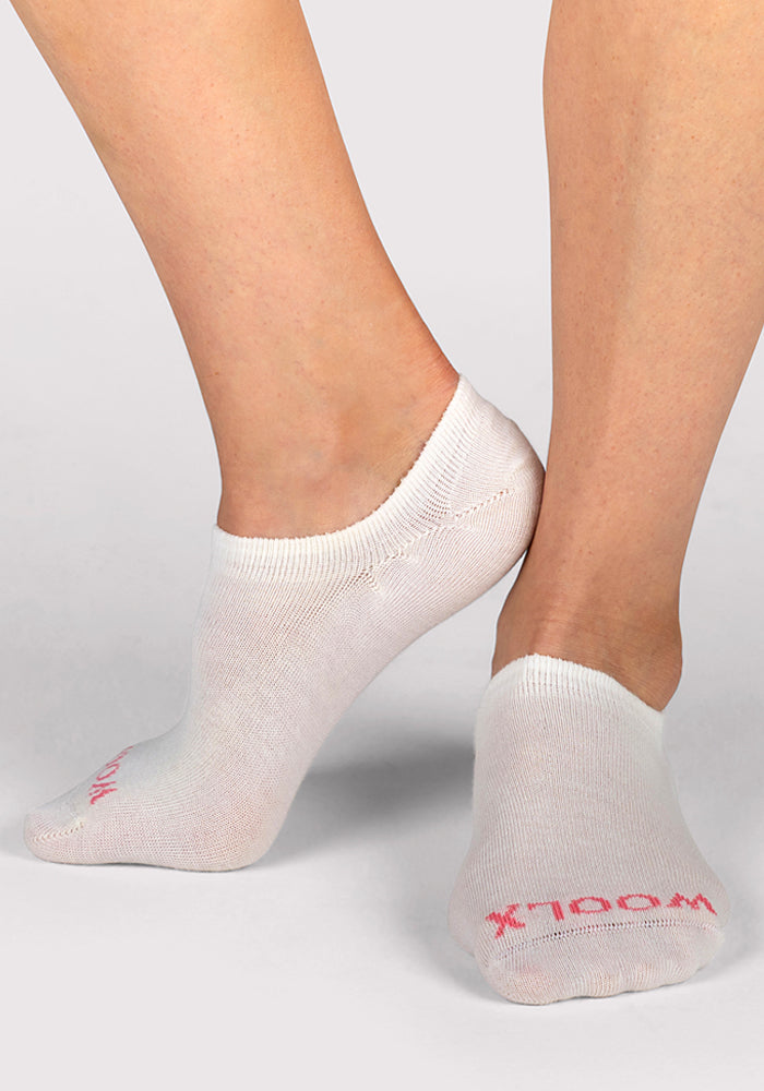 Humktnn | Women’s Lightweight Merino Wool No Show Ped Socks with Stay-Put Fit