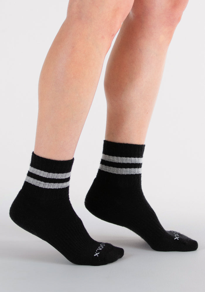 Humktnn | Women’s Lightweight Merino Wool Mini Crew Socks for Sporty Everyday Wear
