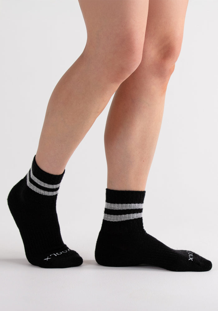 Humktnn | Women’s Lightweight Merino Wool Mini Crew Socks for Sporty Everyday Wear