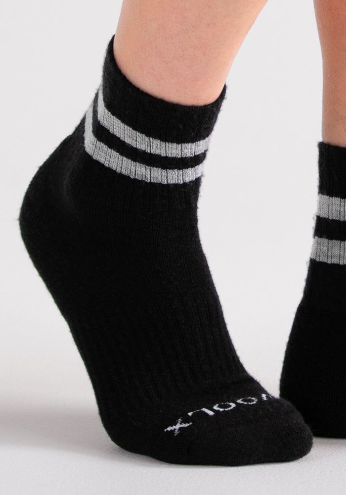 Humktnn | Women’s Lightweight Merino Wool Mini Crew Socks for Sporty Everyday Wear