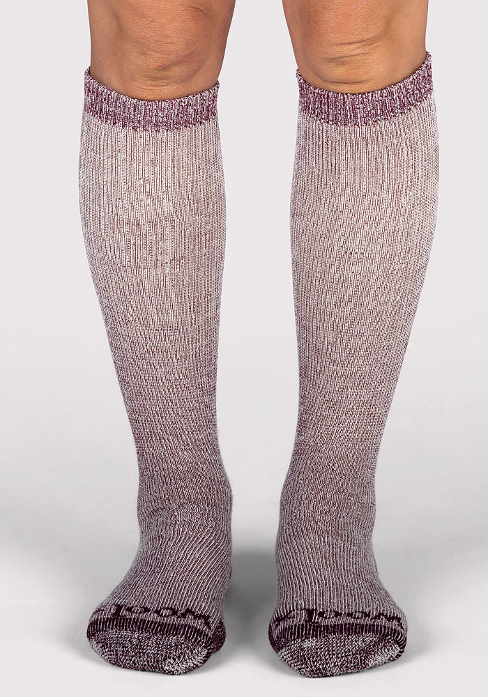 Humktnn | Women’s Heavyweight Merino Wool Over-the-Calf Socks for Extreme Cold