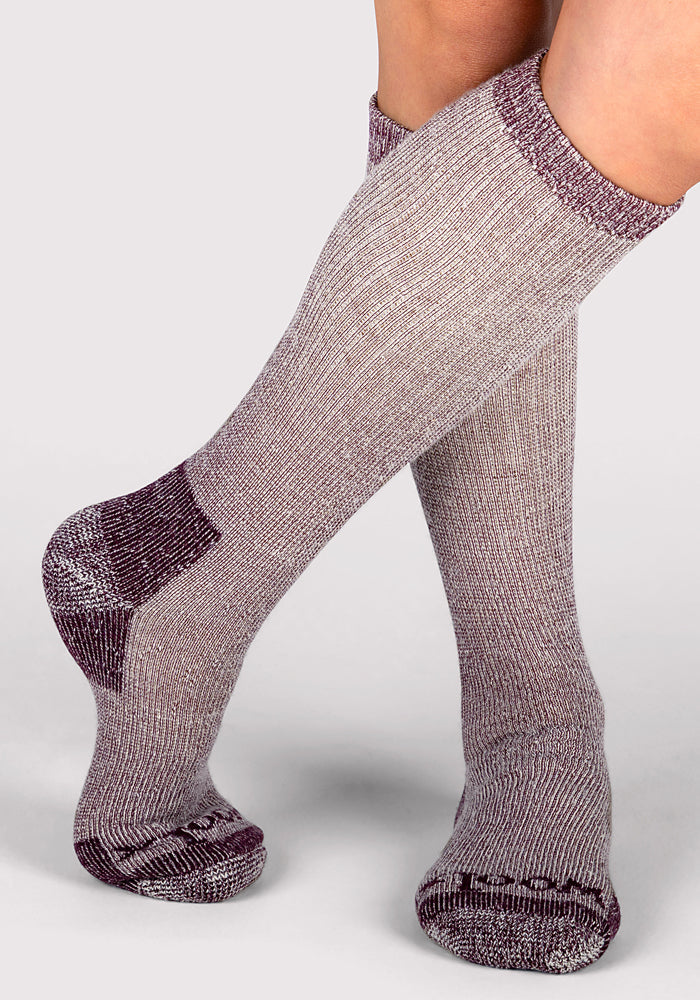 Humktnn | Women’s Heavyweight Merino Wool Over-the-Calf Socks for Extreme Cold