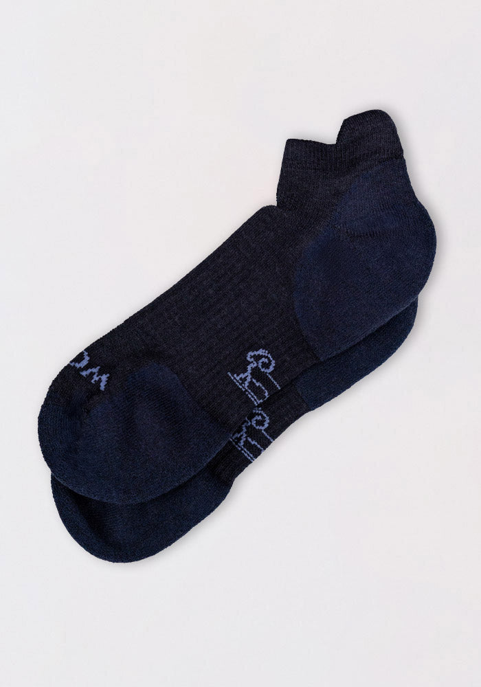 Humktnn | Women’s Cushioned Merino Wool No Show Socks for Everyday Wear