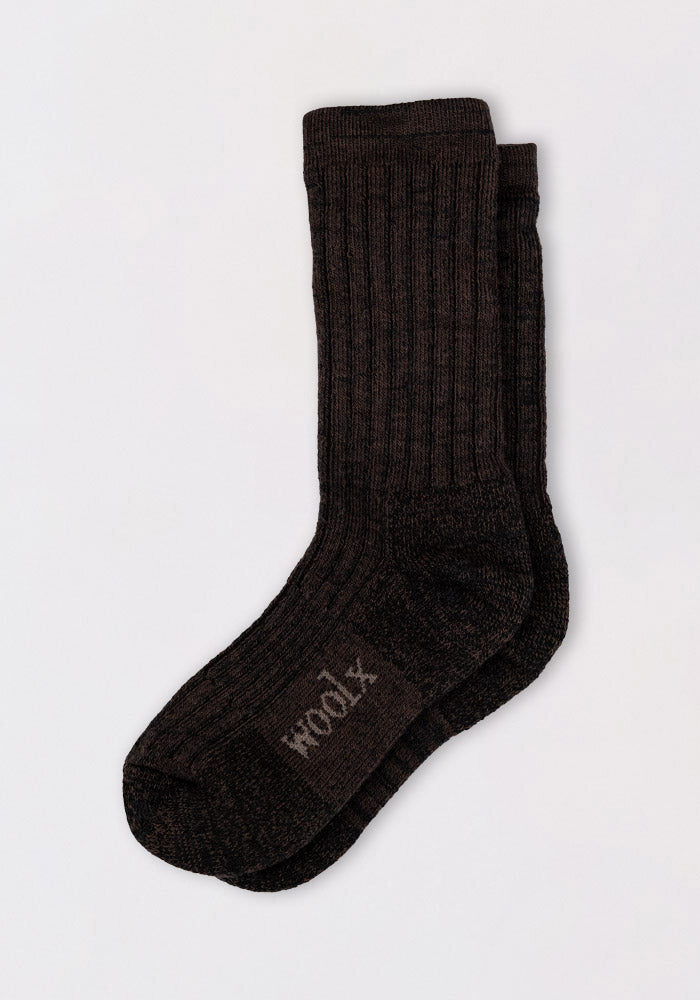 Humktnn | Men’s Merino Wool Silk Blend Crew Socks for Cozy Everyday Wear