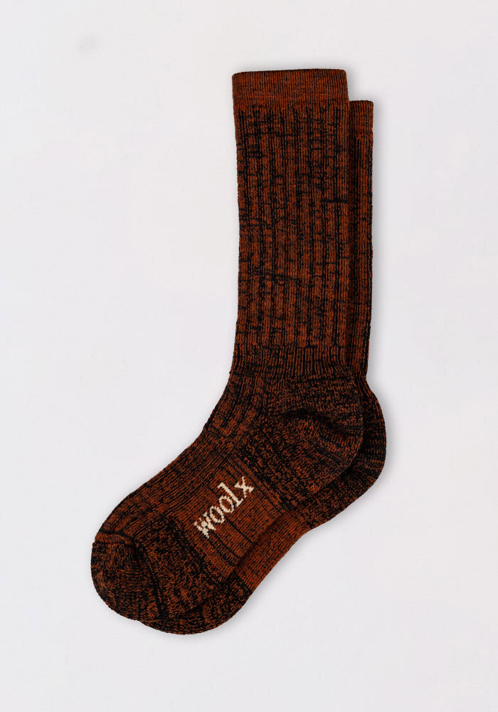 Humktnn| Men’s Mid Calf Merino Wool Socks with Full Cushion Support